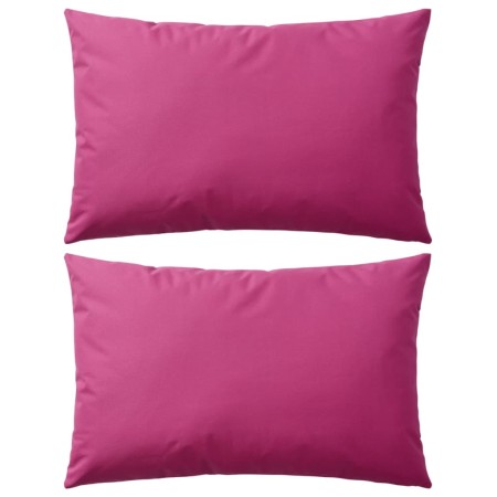 Outdoor cushions 60x40 cm pink 2 units by vidaXL, Cushions - Ref: Foro24-132296, Price: 29,99 €, Discount: %