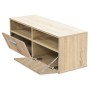 Oak engineered wood TV cabinet 95x35x36 cm by vidaXL, TV Furniture - Ref: Foro24-244868, Price: 70,99 €, Discount: %