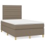 Cama box spring con colchón tela gris taupe 120x200 cm de , Camas y somieres - Ref: Foro24-3142405, Precio: 446,99 €, Descuen...