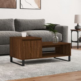 Oak brown plywood coffee table 100x50x45 cm by , Coffee table - Ref: Foro24-830843, Price: 50,14 €, Discount: %