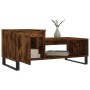 Smoked oak plywood coffee table 100x50x45 cm by , Coffee table - Ref: Foro24-830841, Price: 48,16 €, Discount: %