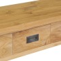 Mesa consola madera de teca maciza 90x30x80 cm de vidaXL, Mesas auxiliares - Ref: Foro24-244481, Precio: 234,64 €, Descuento: %