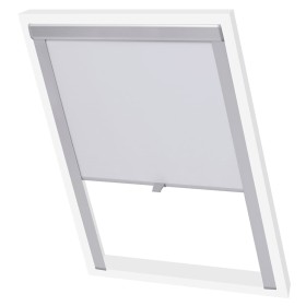 Persiana enrollable opaca blanca UK08 de , Persianas y estores - Ref: Foro24-133513, Precio: 55,99 €, Descuento: %