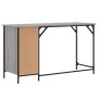 Escritorio ordenador madera ingeniería Sonoma gris 131x48x75 cm de , Escritorios - Ref: Foro24-836221, Precio: 78,21 €, Descu...