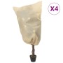 Cubierta para plantas con cordón 4 uds 70 g/m² 0,8x1 m de , Accesorios de jardinería - Ref: Foro24-364874, Precio: 18,99 €, D...