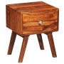 Bedside table with 1 drawer solid sheesham wood 55 cm by vidaXL, Nightstands - Ref: Foro24-242461, Price: 128,31 €, Discount: %