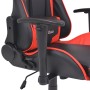 Silla de escritorio reclinable Racing de cuero artificial roja de vidaXL, Sillas de oficina - Ref: Foro24-20172, Precio: 192,...