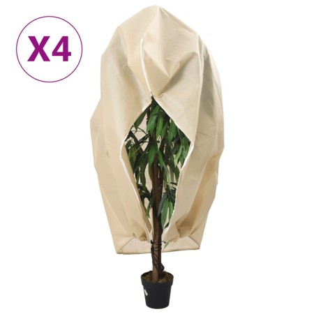 Plant covers with zipper 4 pcs 70 g/m² 3.93x3.5 m by , Gardening accessories - Ref: Foro24-3203564, Price: 109,08 €, Discount: %