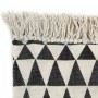 Alfombra de algodón Kilim 120x180 cm estampado negro/blanco de vidaXL, Alfombras - Ref: Foro24-246549, Precio: 30,93 €, Descu...