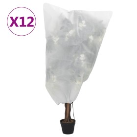 Cubiertas para plantas con cordón 12 uds 70 g/m² 0,8x1,2 m de , Accesorios de jardinería - Ref: Foro24-3203547, Precio: 35,07...