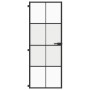 Interior black thin door glass and aluminum 76x201.5 cm by , Doors for the home - Ref: Foro24-155124, Price: 187,02 €, Discou...