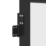 Puerta interior delgada negra vidrio y aluminio 83x201,5 cm de , Puertas para el hogar - Ref: Foro24-155126, Precio: 212,42 €...