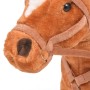 Caballo de juguete de pie de peluche marrón de vidaXL, Animales de peluche - Ref: Foro24-91309, Precio: 74,39 €, Descuento: %