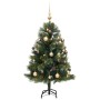 Künstlicher Weihnachtsbaum mit Scharnieren 150 LED und Kugeln 150 cm von , Weihnachtsbäume - Ref: Foro24-3210186, Preis: 89,5...