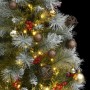 Artificial Christmas tree with hinges 150 LED and balls 150 cm by , Christmas trees - Ref: Foro24-3210190, Price: 75,69 €, Di...