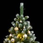 Artificial Christmas tree with hinges 300 LED and balls 180 cm by , Christmas trees - Ref: Foro24-3210393, Price: 151,59 €, D...