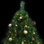 Árbol de Navidad artificial con bisagras 300 LED y bolas 180 cm de , Arboles de navidad - Ref: Foro24-3210398, Precio: 147,43...