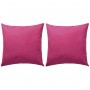 Outdoor cushions 2 units 45x45 cm pink by vidaXL, Cushions - Ref: Foro24-132294, Price: 28,64 €, Discount: %