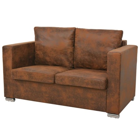 vidaXl 2-seater sofa 137x73x82 cm artificial suede leather by vidaXL, Sofas - Ref: Foro24-244702, Price: 400,62 €, Discount: %