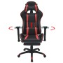 Silla de oficina racing reclinable con reposapiés rojo de vidaXL, Sillas de oficina - Ref: Foro24-20168, Precio: 228,04 €, De...