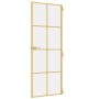 Puerta de interior dorada vidrio templado y aluminio 76x201,5cm de , Puertas para el hogar - Ref: Foro24-155140, Precio: 180,...