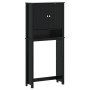 Mueble para lavadora BERG madera maciza negro 76x27x164,5 cm de , Muebles de baño - Ref: Foro24-358557, Precio: 179,99 €, Des...