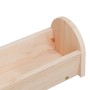 Hay feeder for rabbits solid fir wood 28x10x10 cm by , Pet bowls, feeders, and waterers - Ref: Foro24-172422, Price: 18,16 €,...