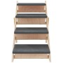 Dog ladder solid gray fir wood 105x47 cm by , Pet Steps and Ramps - Ref: Foro24-172420, Price: 73,99 €, Discount: %