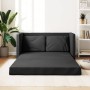 Sofá cama de suelo 2 en 1 tela negro 112x174x55 cm de , Sofás - Ref: Foro24-353966, Precio: 206,03 €, Descuento: %