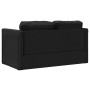 Floor sofa bed 2 in 1 black fabric 112x174x55 cm by , Sofas - Ref: Foro24-353966, Price: 206,03 €, Discount: %