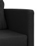 Floor sofa bed 2 in 1 black fabric 112x174x55 cm by , Sofas - Ref: Foro24-353966, Price: 206,03 €, Discount: %