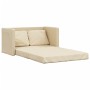 Floor sofa bed 2 in 1 cream fabric 112x174x55 cm by , Sofas - Ref: Foro24-353970, Price: 225,19 €, Discount: %