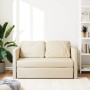 Floor sofa bed 2 in 1 cream fabric 112x174x55 cm by , Sofas - Ref: Foro24-353970, Price: 225,19 €, Discount: %