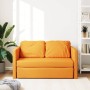 Floor sofa bed 2 in 1 dark yellow fabric 112x174x55 cm by , Sofas - Ref: Foro24-353972, Price: 210,96 €, Discount: %