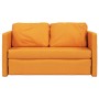 Floor sofa bed 2 in 1 dark yellow fabric 112x174x55 cm by , Sofas - Ref: Foro24-353972, Price: 210,96 €, Discount: %