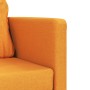 Floor sofa bed 2 in 1 dark yellow fabric 112x174x55 cm by , Sofas - Ref: Foro24-353972, Price: 210,96 €, Discount: %