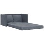 Floor sofa bed 2 in 1 dark gray velvet 122x204x55 cm by , Sofas - Ref: Foro24-353958, Price: 217,59 €, Discount: %