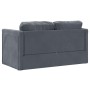 Floor sofa bed 2 in 1 dark gray velvet 122x204x55 cm by , Sofas - Ref: Foro24-353958, Price: 217,59 €, Discount: %