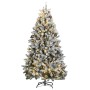 Artificial Christmas tree with hinges 300 LED and balls 270 cm by , Christmas trees - Ref: Foro24-3210141, Price: 302,97 €, D...