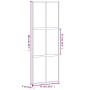 Puerta corredera vidrio templado y aluminio negra 76x205 cm de , Puertas para el hogar - Ref: Foro24-155207, Precio: 184,38 €...