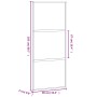 White tempered glass and aluminum sliding door 90x205 cm by , Doors for the home - Ref: Foro24-155205, Price: 142,99 €, Disco...