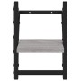 Wall shelves with bars 2 pcs Sonoma gray 20x25x30 cm by , Shelves and shelves - Ref: Foro24-836231, Price: 16,69 €, Discount: %