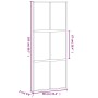 Puerta corredera vidrio templado y aluminio negra 90x205 cm de , Puertas para el hogar - Ref: Foro24-155211, Precio: 139,08 €...