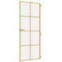 Puerta de interior dorada vidrio templado y aluminio 83x201,5cm de , Puertas para el hogar - Ref: Foro24-155141, Precio: 187,...