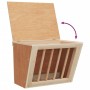 Hay feeder for rabbits solid fir wood 25x18.5x20.5 cm by , Pet bowls, feeders, and waterers - Ref: Foro24-172423, Price: 19,0...