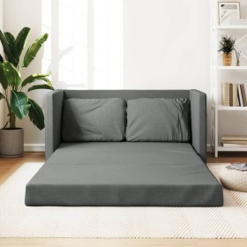 Floor sofa bed 2 in 1 dark gray fabric 112x174x55 cm by , Sofas - Ref: Foro24-353965, Price: 198,90 €, Discount: %