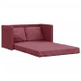 Floor sofa bed 2 in 1 red fabric 112x174x55 cm by , Sofas - Ref: Foro24-353967, Price: 203,10 €, Discount: %