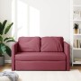 Floor sofa bed 2 in 1 red fabric 112x174x55 cm by , Sofas - Ref: Foro24-353967, Price: 203,10 €, Discount: %