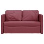 Floor sofa bed 2 in 1 red fabric 112x174x55 cm by , Sofas - Ref: Foro24-353967, Price: 203,10 €, Discount: %