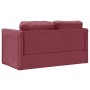 Floor sofa bed 2 in 1 red fabric 112x174x55 cm by , Sofas - Ref: Foro24-353967, Price: 203,10 €, Discount: %